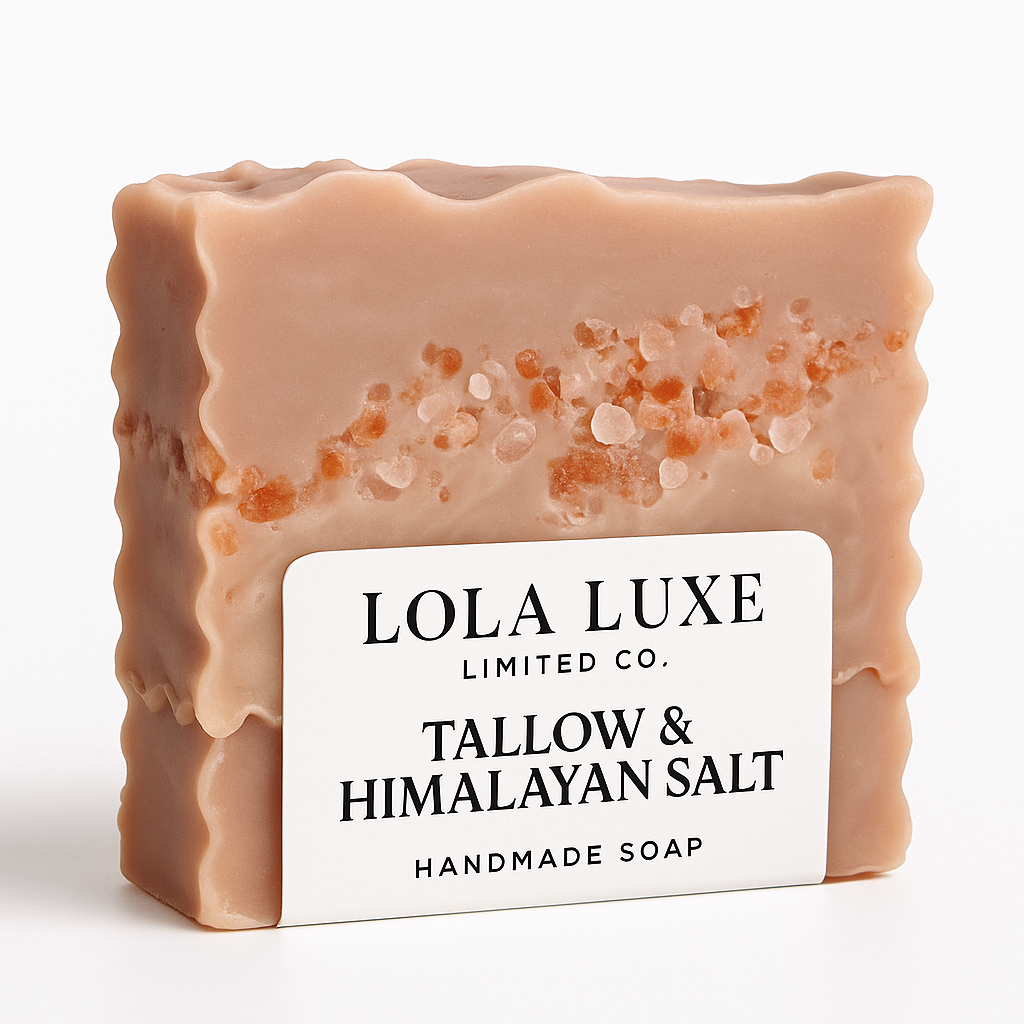 Tallow & Himalayan Salt Handmade Soap image 3