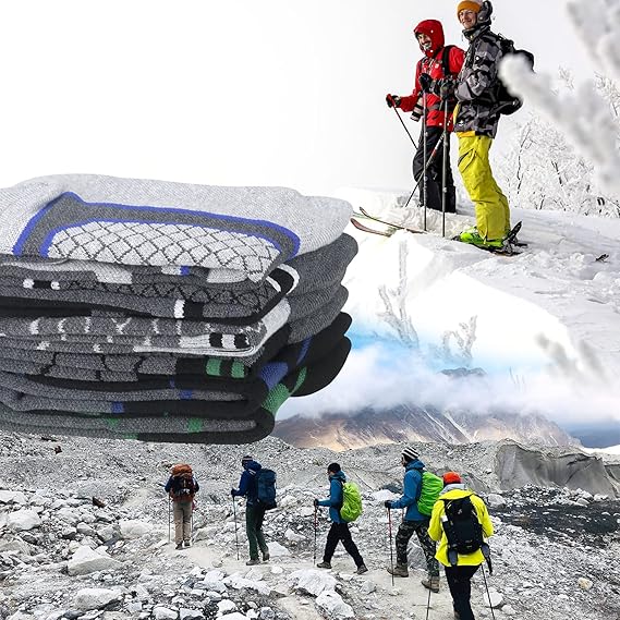 KOOOGEAR 2 Pairs Mens Ski Socks image 5