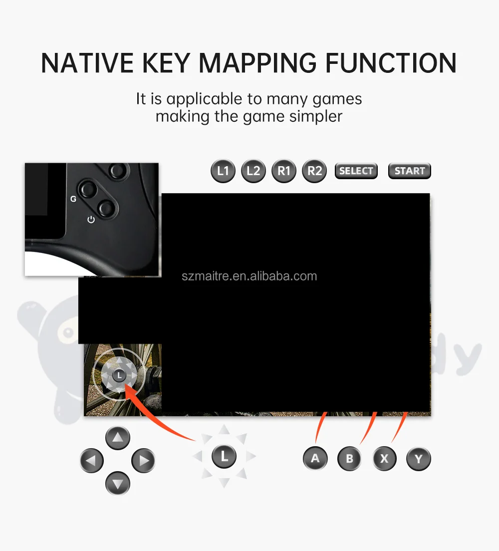Hot X17 7 Inch Handheld Game Console With Wifi Android Gaming Game Controller image 5