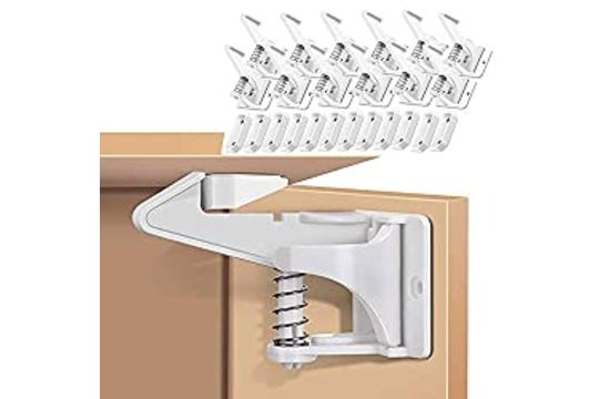 12 PCS Child Safety Cupboard Locks image 0