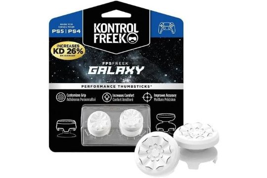 KontrolFreek FPS Freek Galaxy White for Playstation 4 (PS4) and Playstation 5 image 0