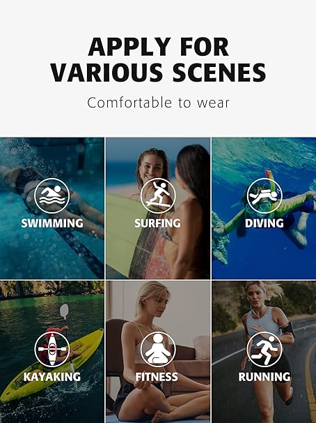 ATTRACO Women's Long Board Shorts High Waist Swim Bottom Solid Jammer Swim Short image 5