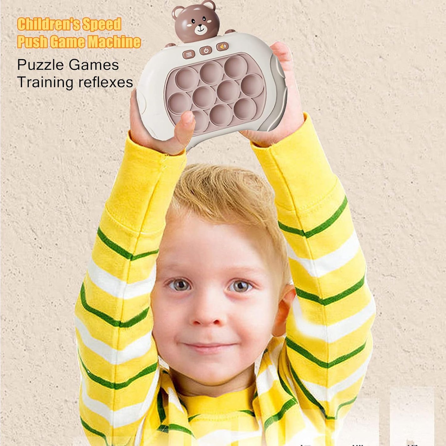 Tap Pop Tap Smart Fidget, Breakthrough Puzzle Machine Game Light Up Pattern image 6