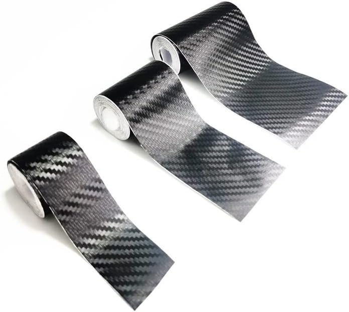Durable Carbon Fiber Car Wrap Vinyl - Bumper & Door Sill Protector image 5