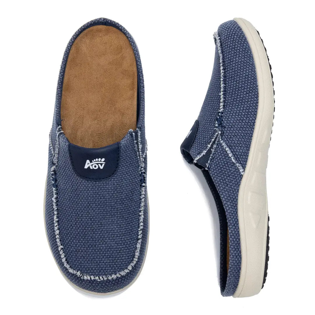 Color Brown-WNA Step Up Men’s Walking Shoes – Arch Support, Pain Relief, Slip-On image 2