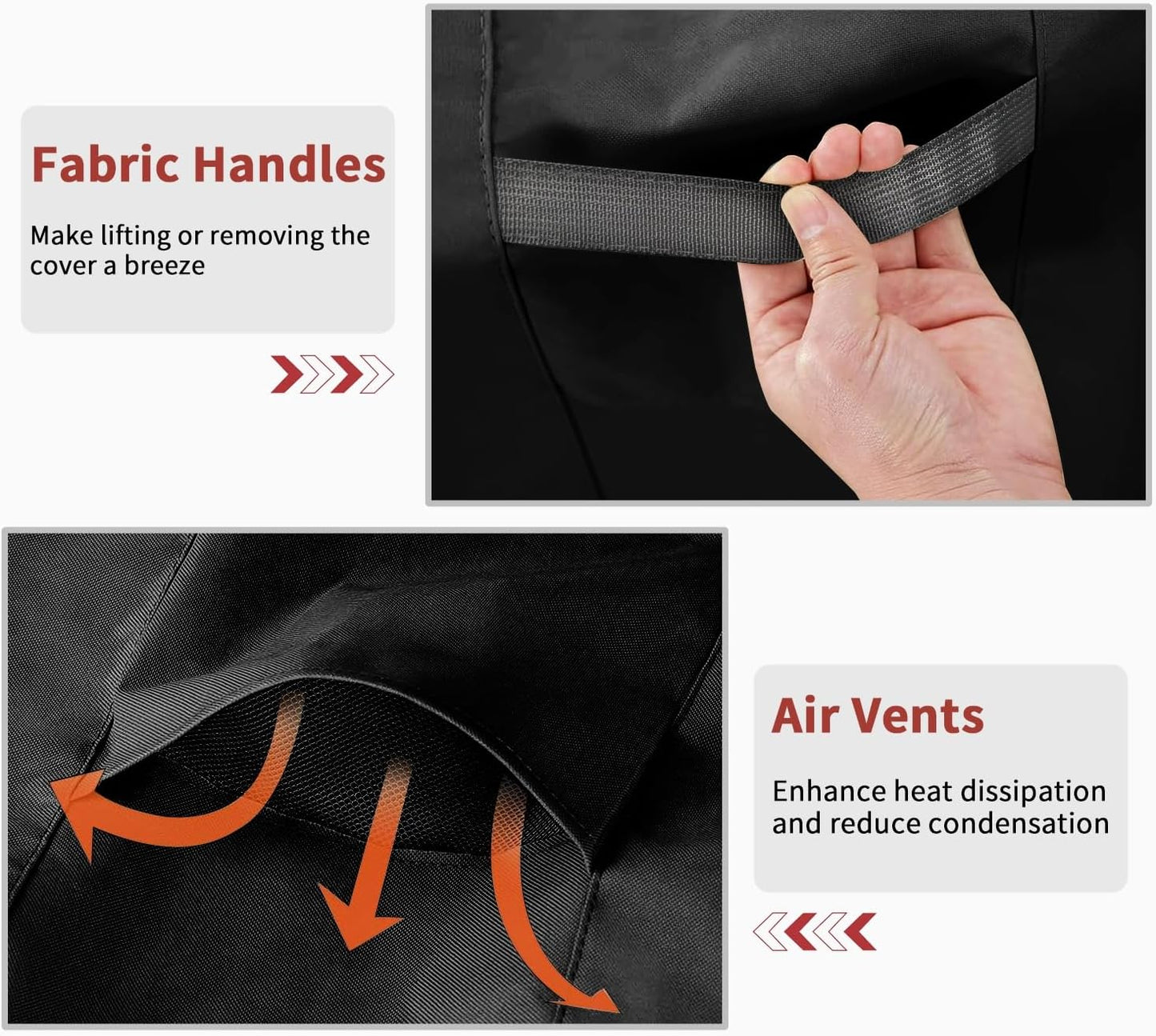 Dokon Garden Furniture Covers Waterproof, Garden Table Cover with Air Vent, image 4