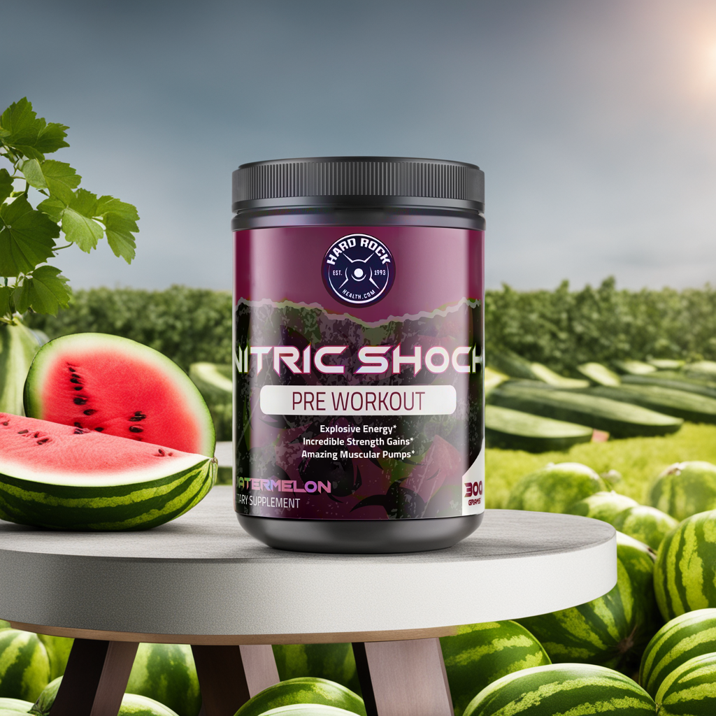 Hard Rock Health® Nitric Shock Pre-Workout Watermelon image 1