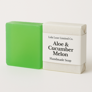 Aloe & Cucumber Melon Handmade Soap image 0