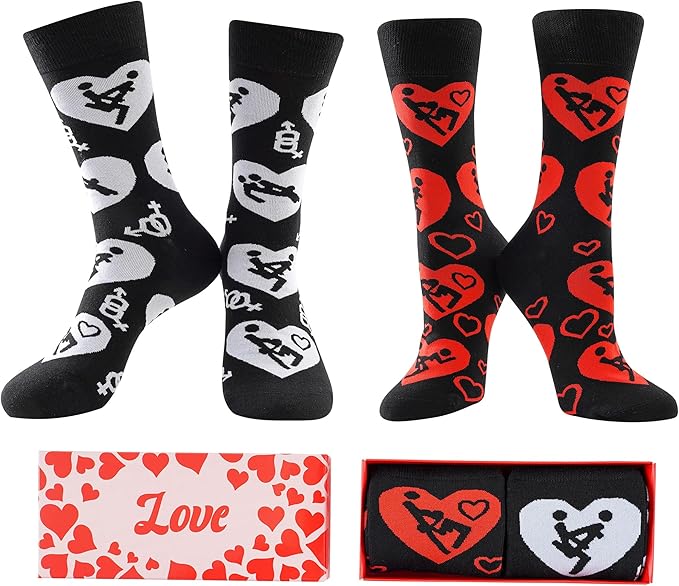 BISOUSOX Couple Socks Unisex Novelty image 0