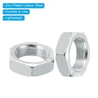 Durable M18x1.0 Steel Hex Nuts: Zinc Finish, Metric Thread, 15-Piece Set image 5