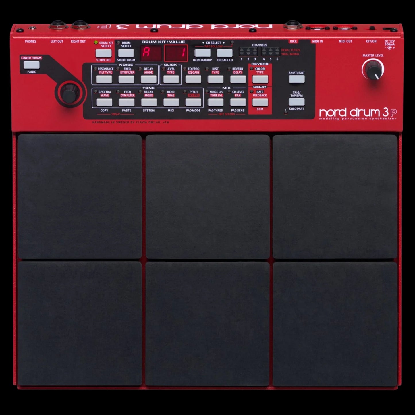 Nord Drum 3P 6-Channel Modeling Percussion Synthesizer Boxed image 1