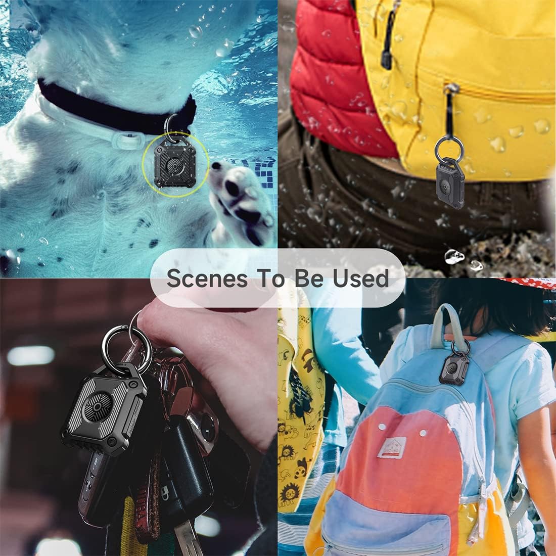 Pippa & Max Waterproof IP68 AirTag Holder for Pets - 360° Full Protection image 4