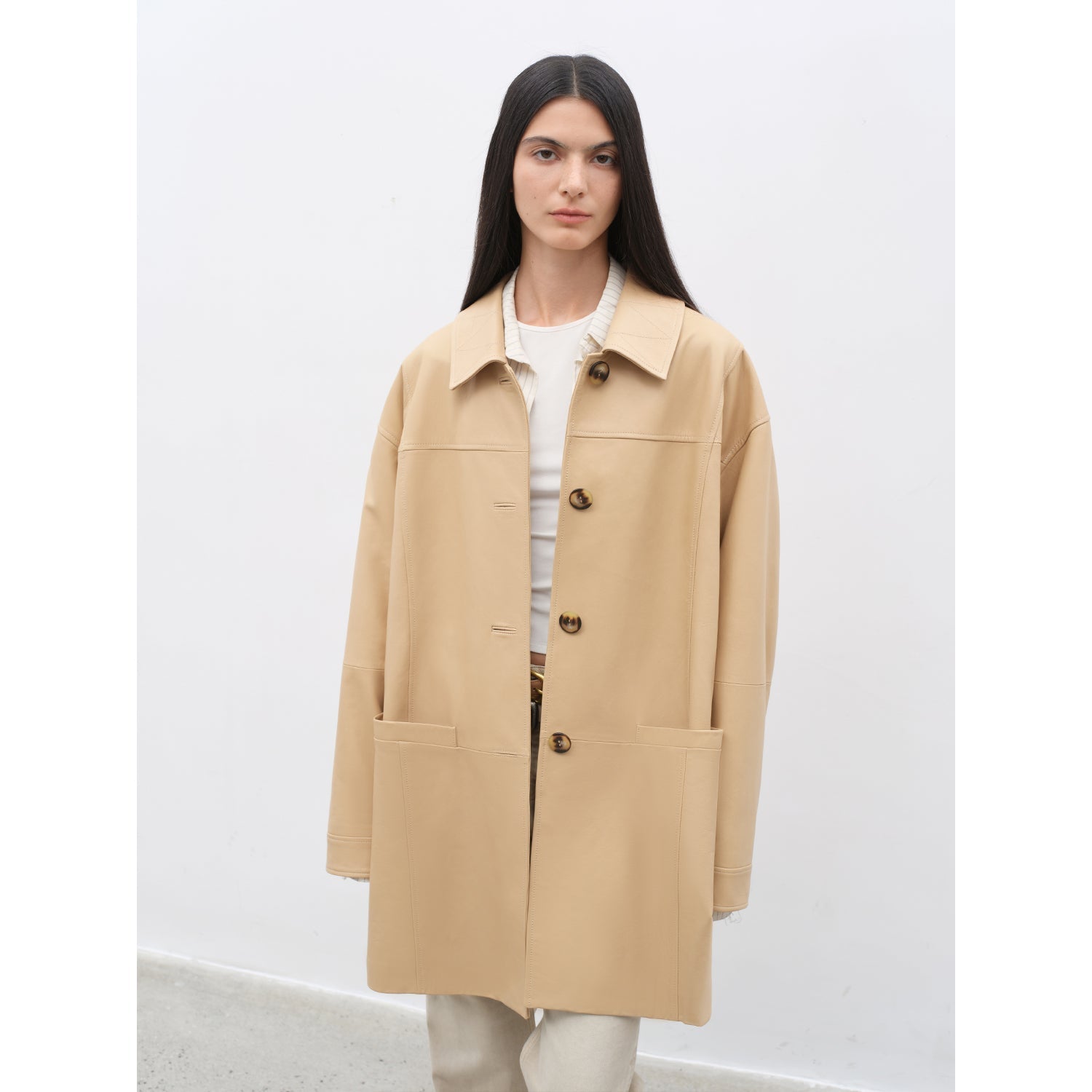 Notting Hill Diary Limited Edition Waxed Goat Leather/Retro Casual Lapel image 12