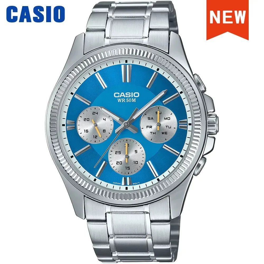 Casio Watch Wrist Watch Men Top Brand Luxury Set Quartz Watche 50m Waterproof image 5