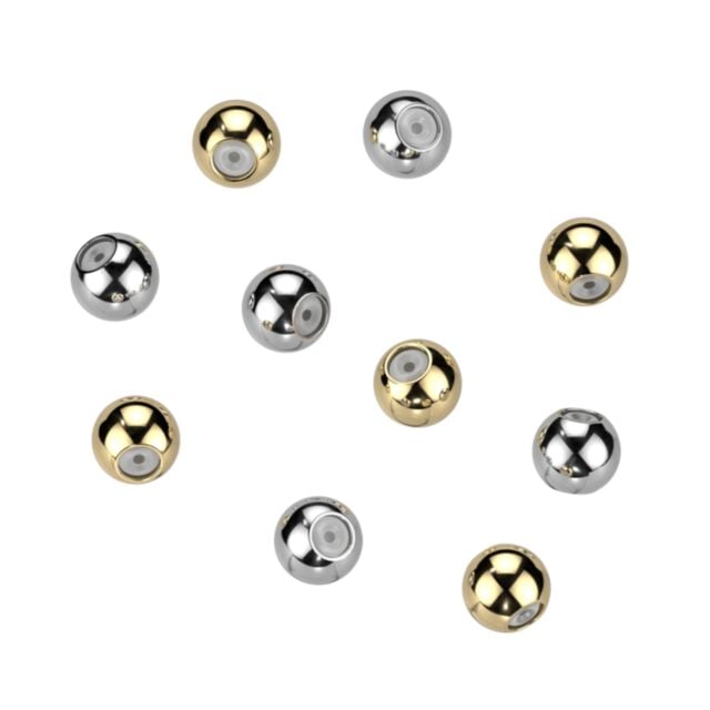 Dainty Hypoallergenic Titanium Stud Earrings with Brilliant Claw-Set Crystals image 1