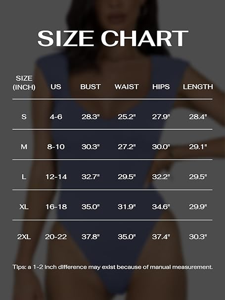 REORIA Women's Sexy Casual V Neck Double Lined Sleeveless Tank Top Bodysuits image 3