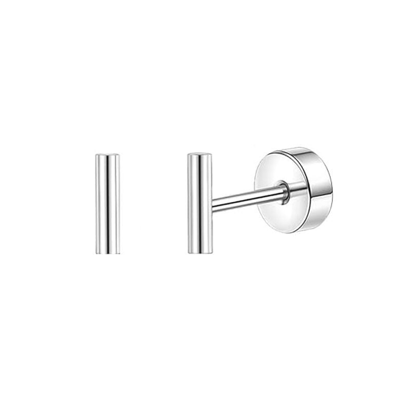 Chic Stainless Steel Heart Moon Studs - Versatile Tragus Cartilage Piercings image 33