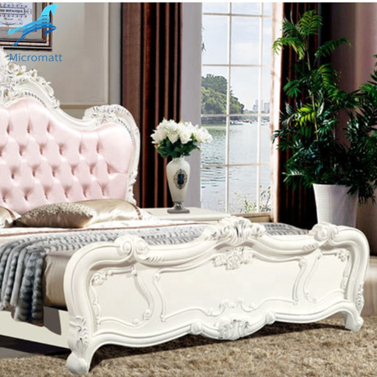 Wood Bedroom Set Furniture Room Double King Size Modern Bed Frame image 3