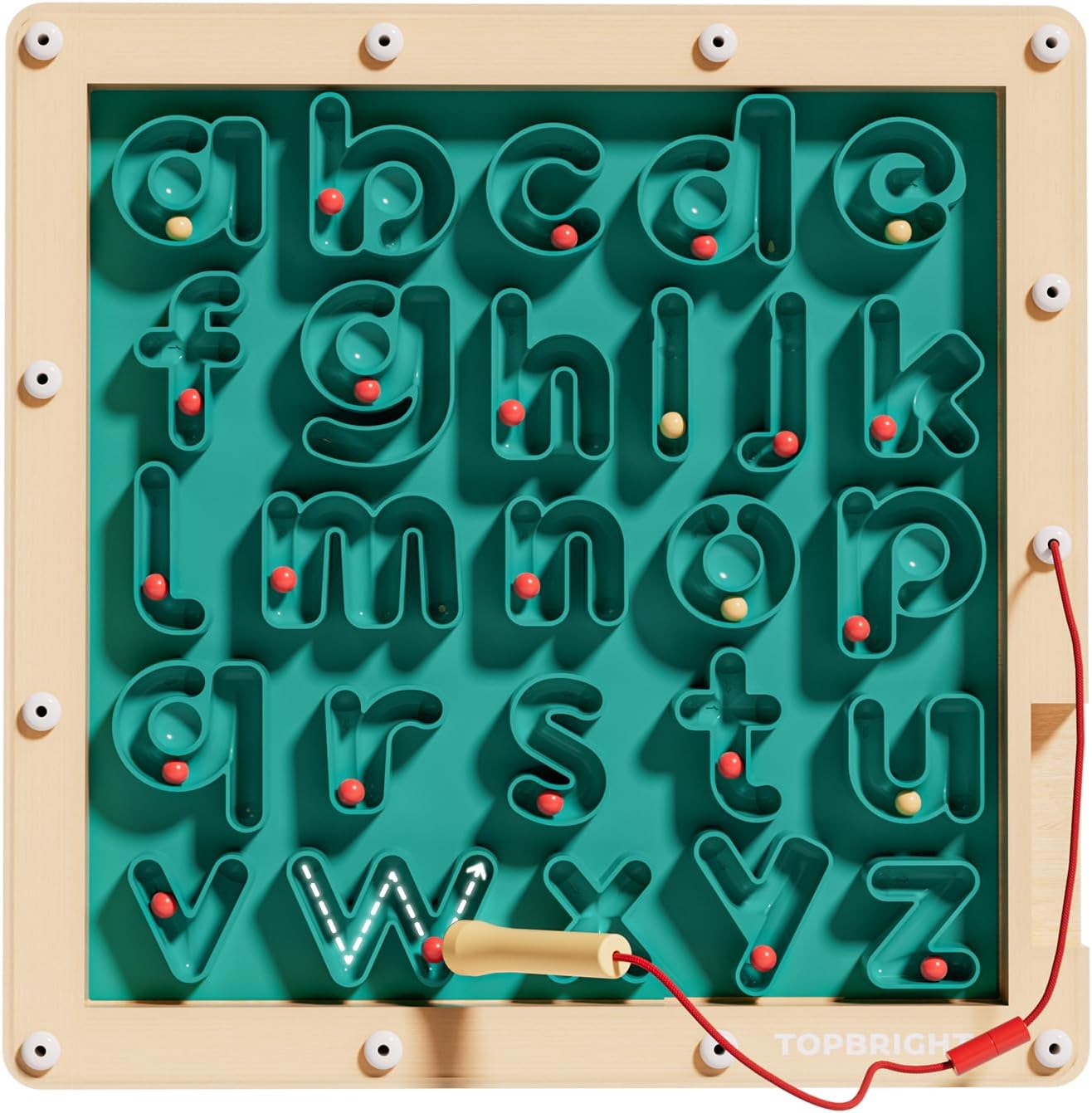 TOP BRIGHT Magnetic Alphabet Game for 3 4 5 Years Old image 0