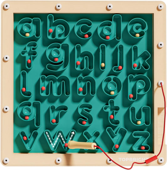 TOP BRIGHT Magnetic Alphabet Game for 3 4 5 Years Old image 0