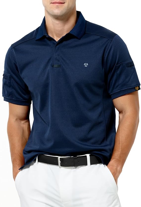 Arjen Kroos Men Tactical Polo Shirts Short Sleeve,Golf Shirts image 2