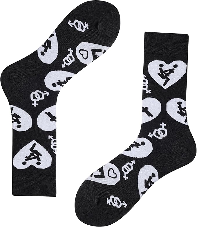 BISOUSOX Couple Socks Unisex Novelty image 2