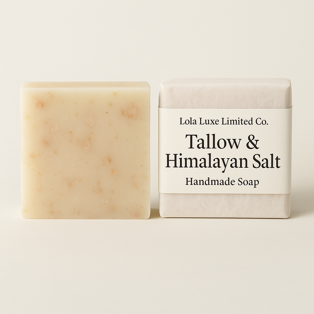 Tallow & Himalayan Salt Handmade Soap image 0