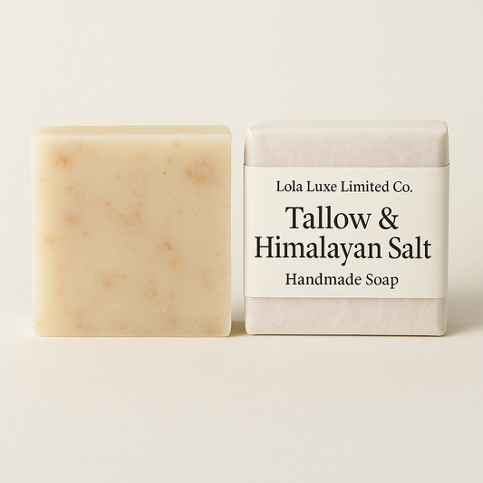 Tallow & Himalayan Salt Handmade Soap image 0