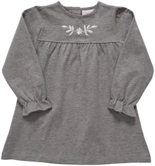 Eco by Naty Baby Girls' Grey Dress 8692 Casual, 1-2 Years image 0
