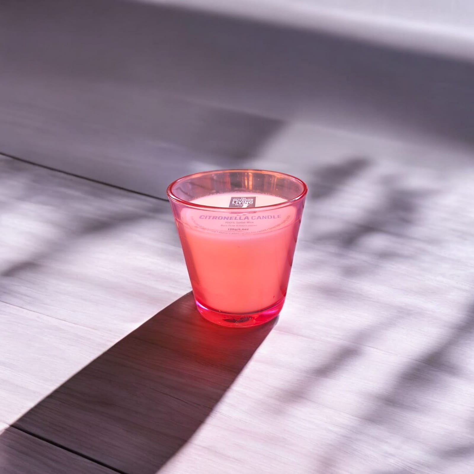 Citronella Candles Outdoor – 2/4 Pack Insect Repellent Candles in Colored Glass image 6