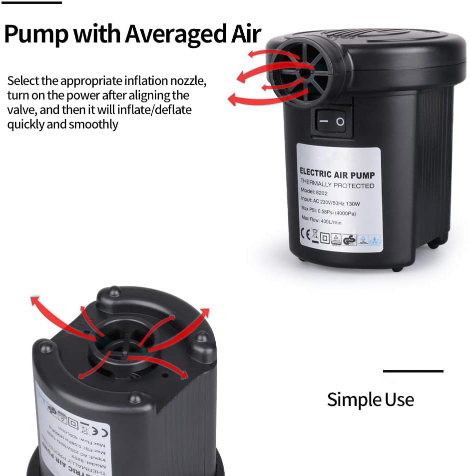 OBEST Electric Air Pump Portable (165cm Cord Electric image 3