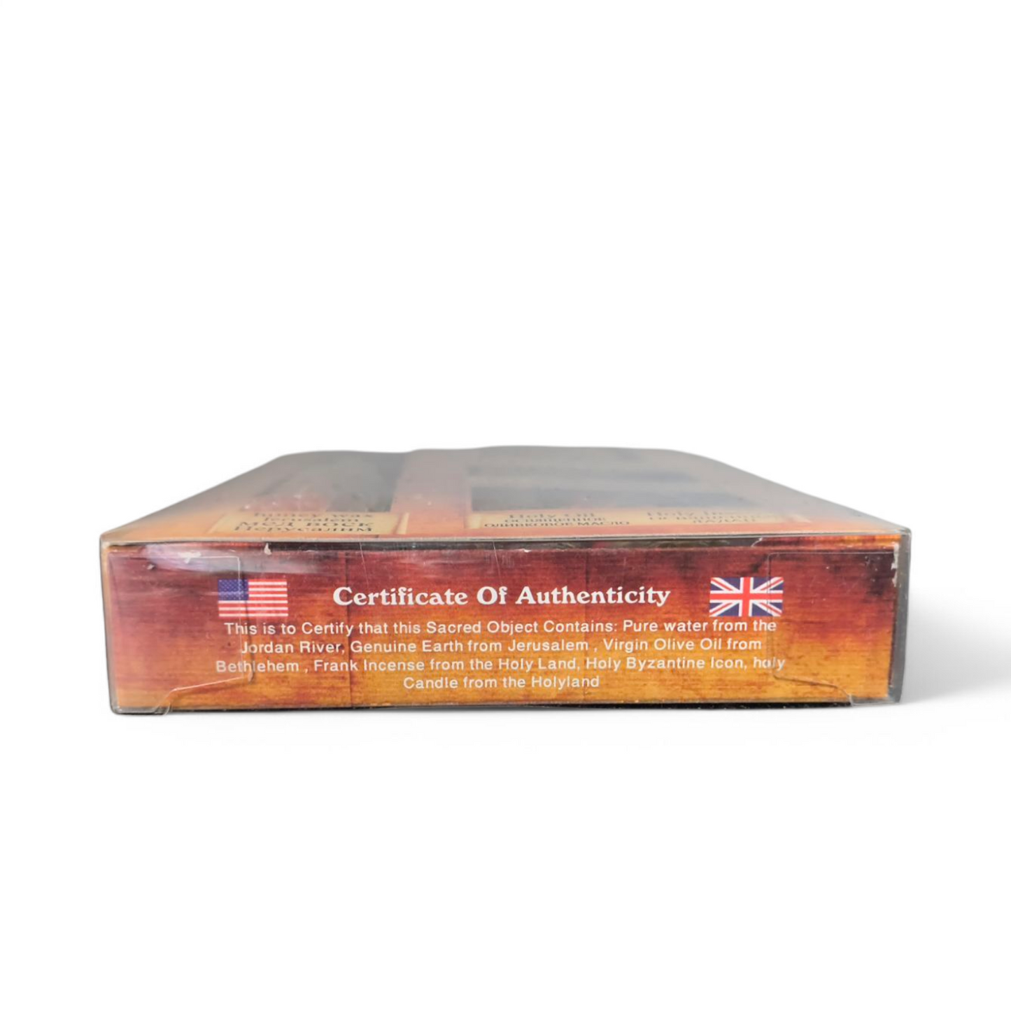 Treasures of the Holy Land" Spiritual Gift Set 6in1 - Icon, Candle, & Blessings image 6