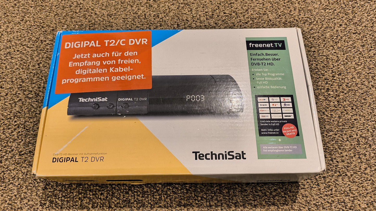 TechniSat Digipal T2/C DVR HDTV Cable Receiver with ISIPRO Program List Manager image 1