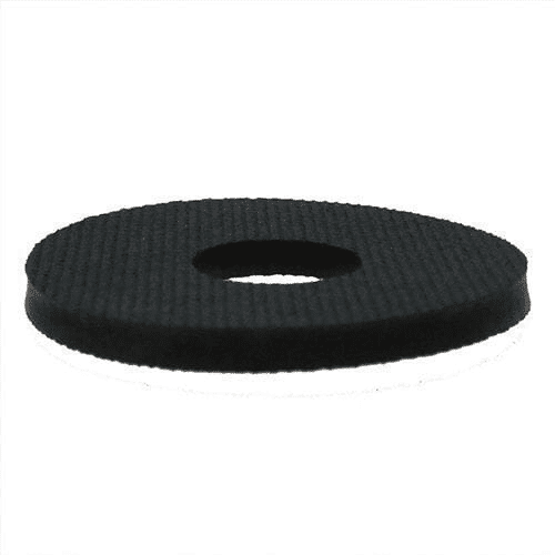 Premium Black Neoprene Rubber Washer: 0.41" ID, 0.86" OD, 0.08" Thick image 0