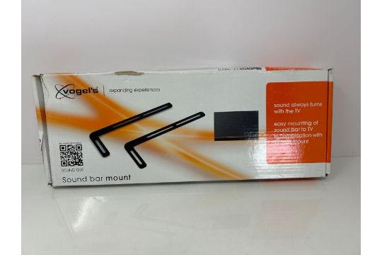 Vogel's SOUND 1250 Universal Soundbar Bracket | Fits Up to 6.5kg |Under TV Mount image 1