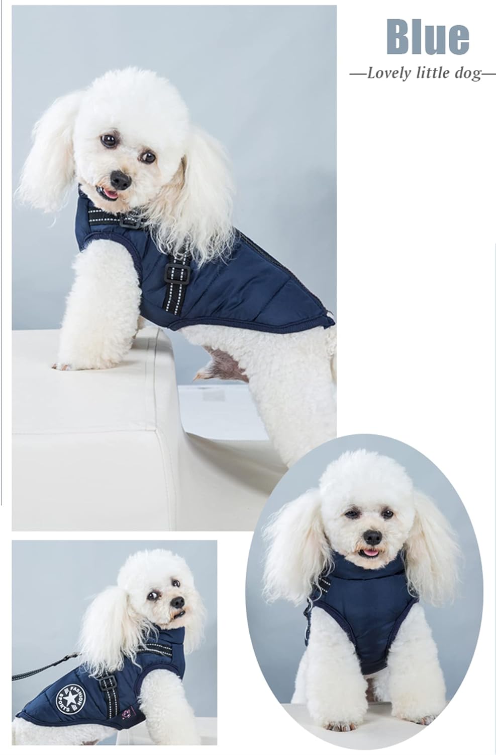 V Pet BR Waterproof Winter Dog Coat with Built-in Harness – Warm Jacket image 9