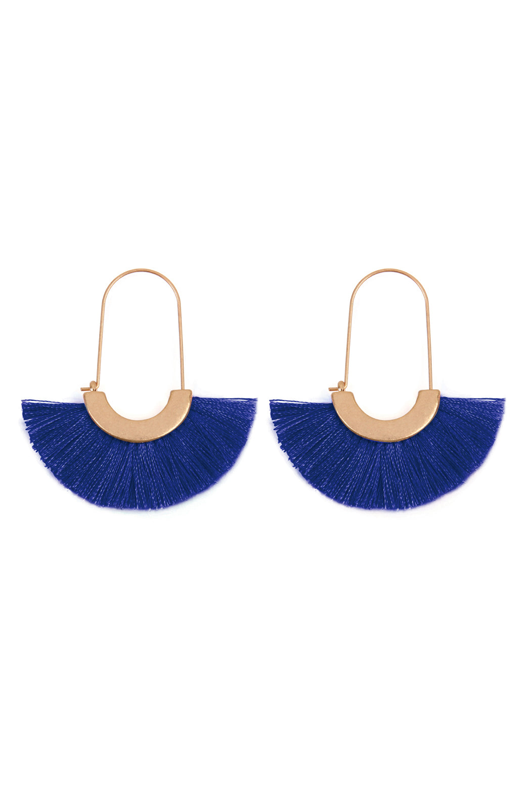 Mye1038 - Fan Shape Drop Hoop Earrings image 26