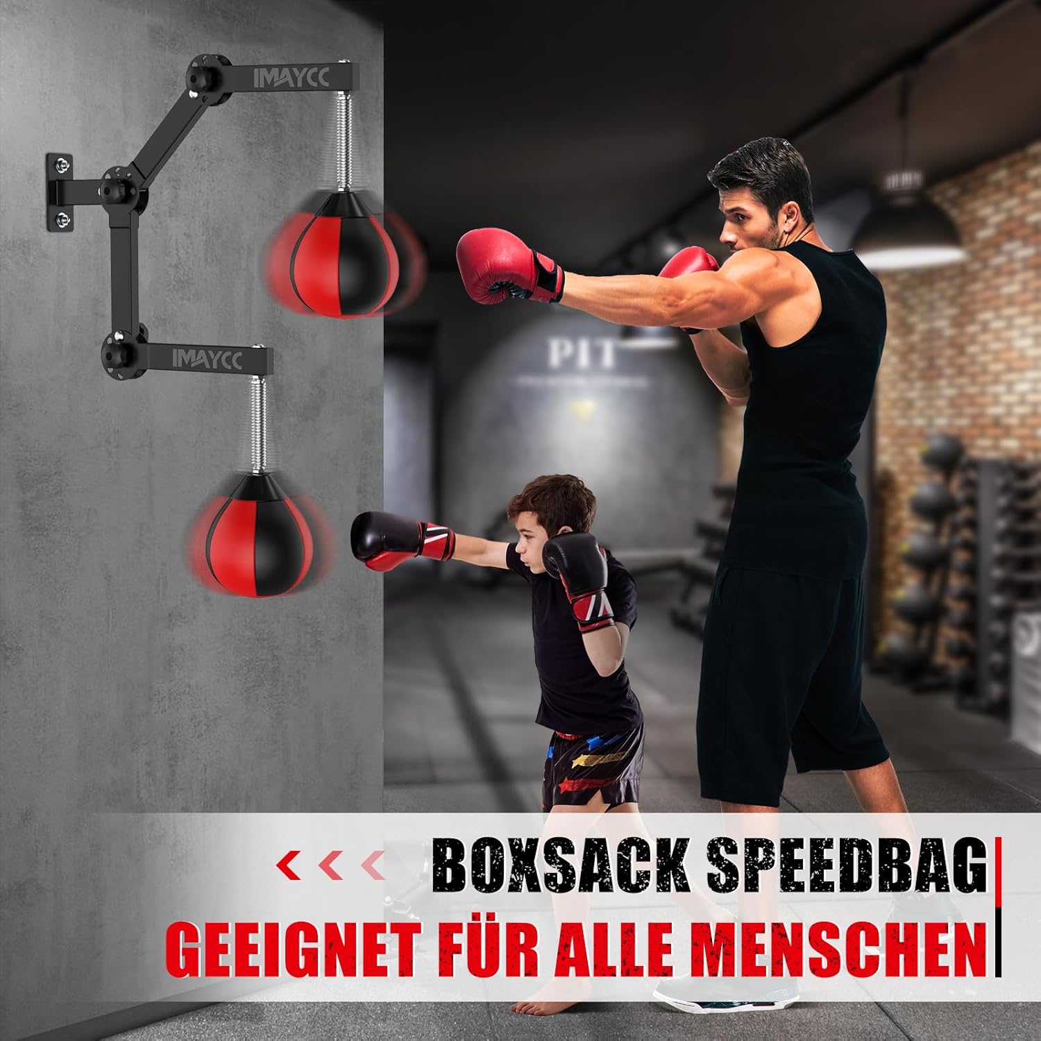 IMAYCC Speed Bag Boxing ,No Bracket image 3