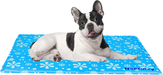 Nepfaivy Dog Cooling Mats Small - Self Cooling Mat for Dogs and Cats, Non-toxic image 0