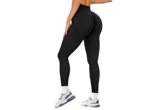 Pack of 2 - HIPOWER Seamless Scrunch Gym Leggings for Women High image 0
