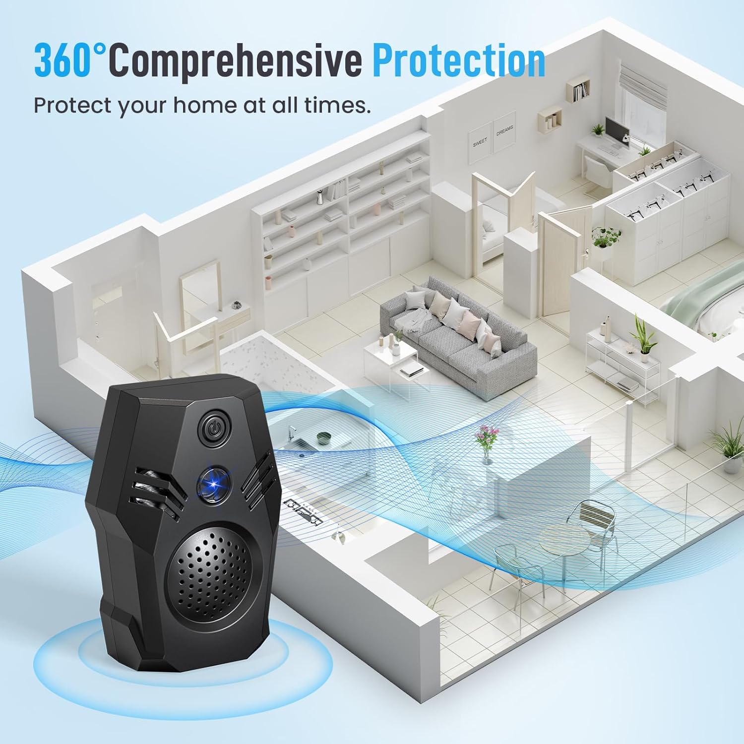 Ultrasonic Pest Repeller,4 Mode Ultrasonic Mouse Repellent,Powerful Mouse Repell image 1