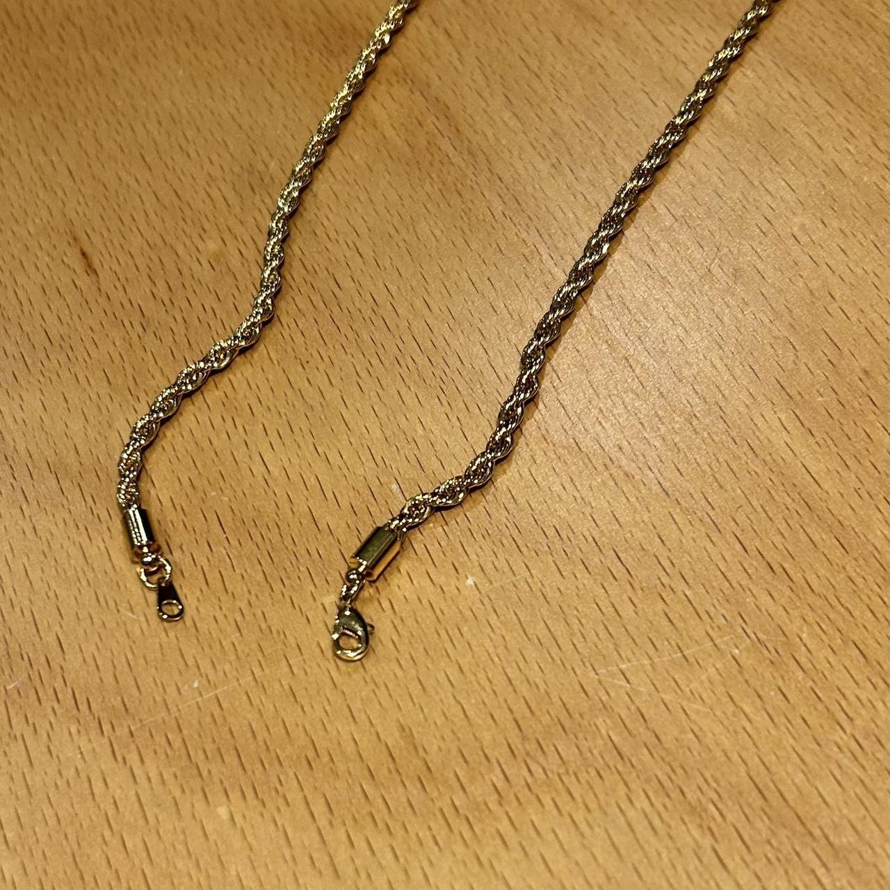 Twojeys Gold Rope Chain Necklace - Brand New, Never Worn, Stylish Jewelry image 3