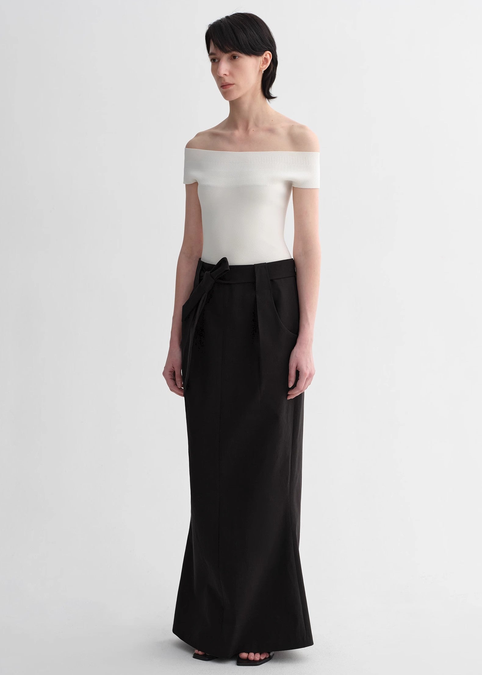 Mulberry Silk Blended One-Shoulder Strapless Elegant Multi-Color Knitted Summer image 19