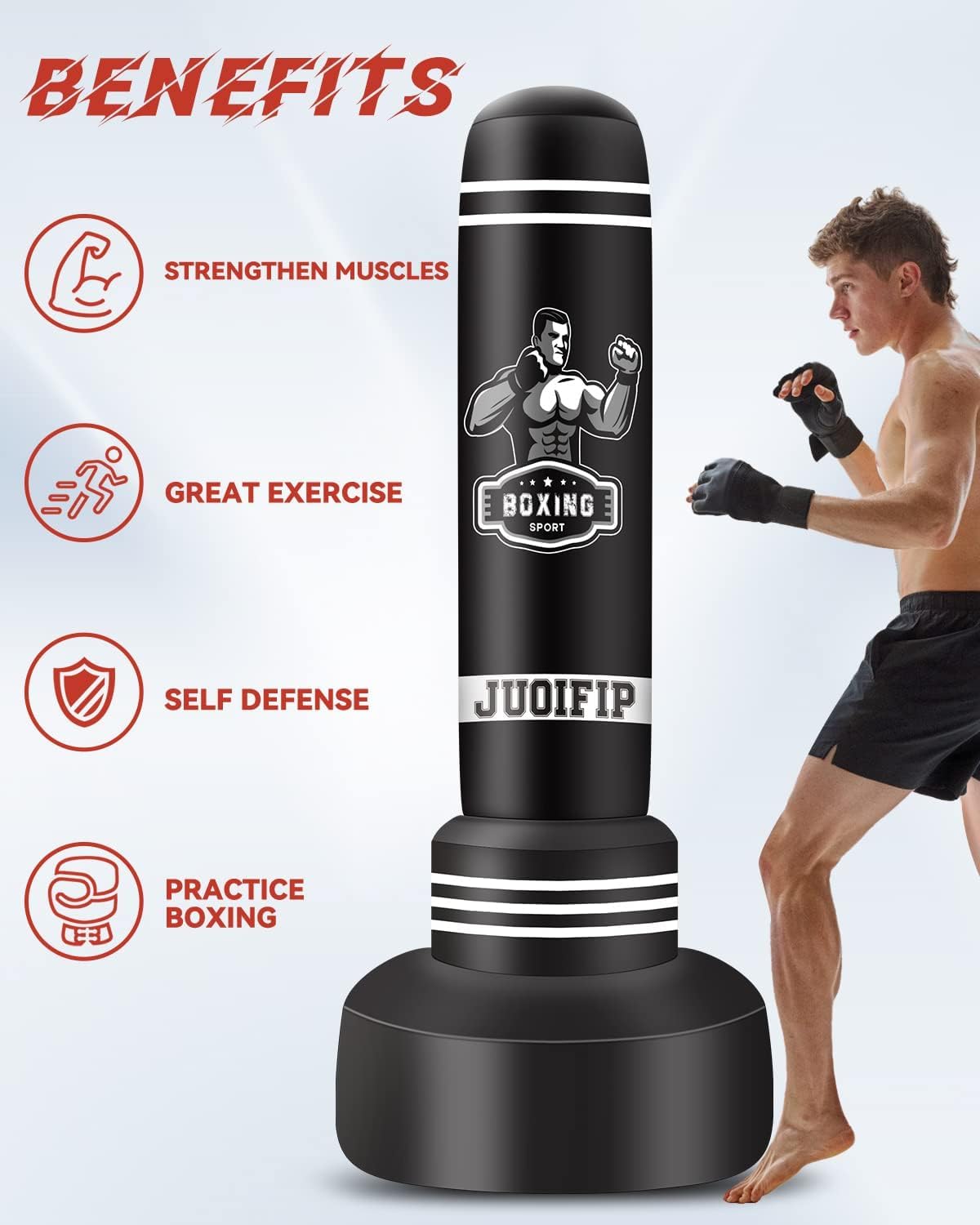Freestanding Punching Bags for Adults image 2