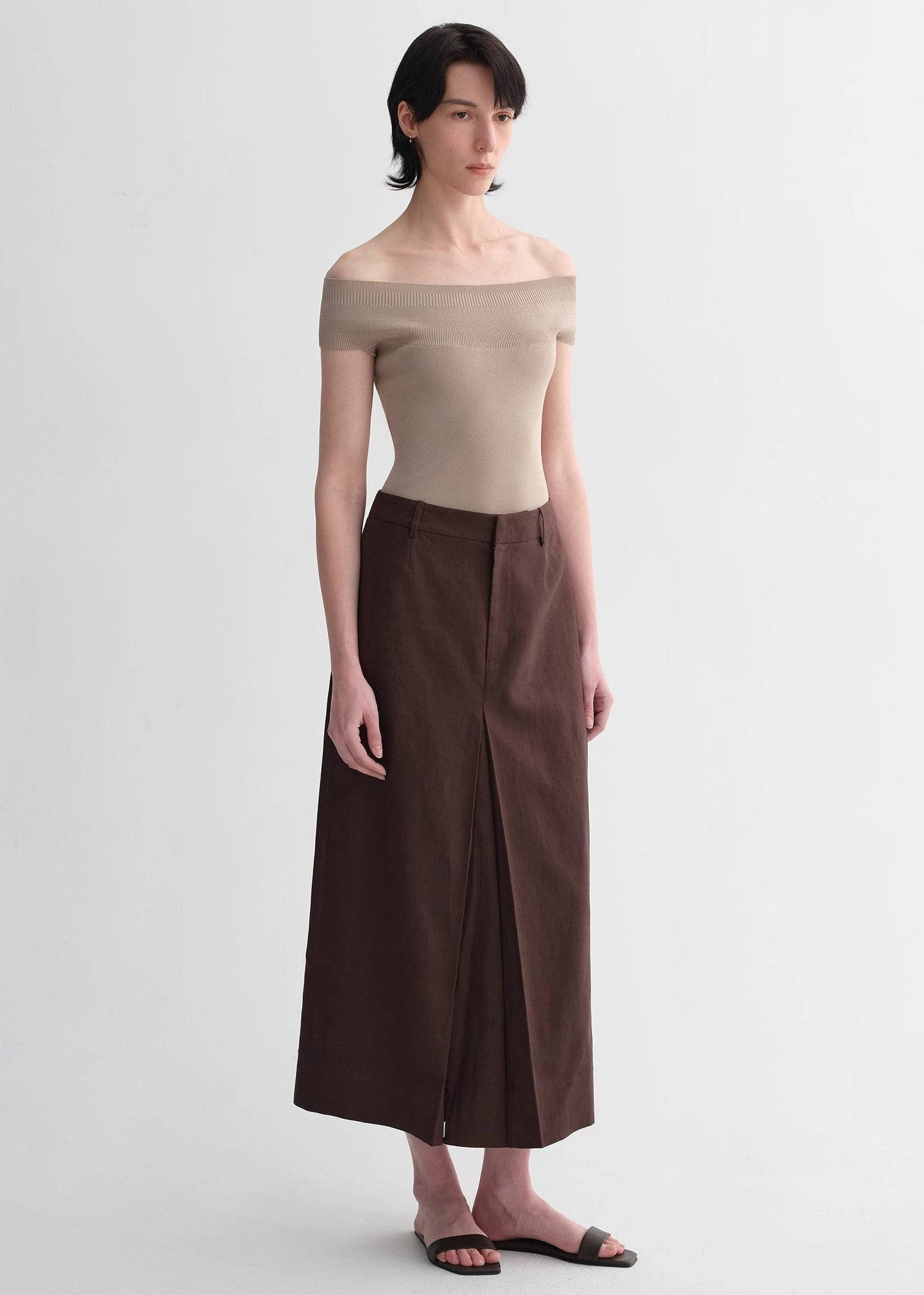 Mulberry Silk Blended One-Shoulder Strapless Elegant Multi-Color Knitted Summer image 14