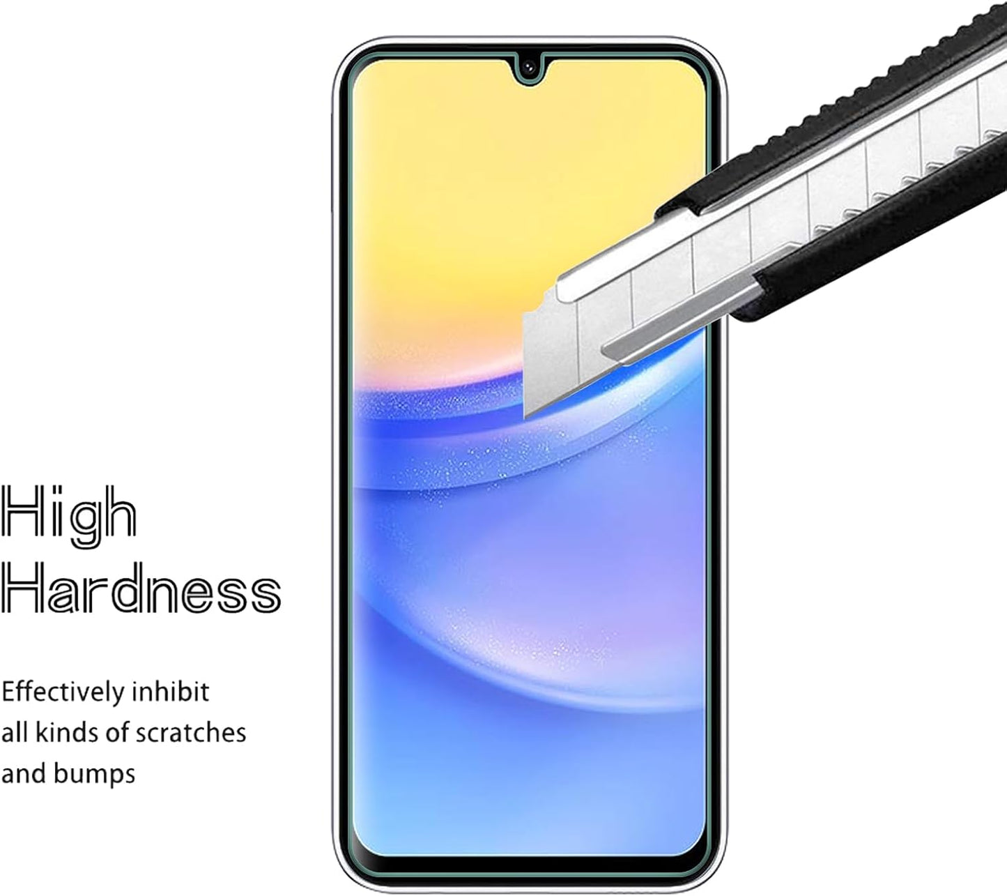 AOKUMA Screen Protector for Samsung Galaxy A15 4G / 5G Tempered Glass, Pack of 2 image 6