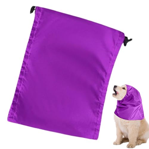Waterproof Dog Snood Rain Hat for Long-Eared Breeds - Adjustable Ear Protection image 0