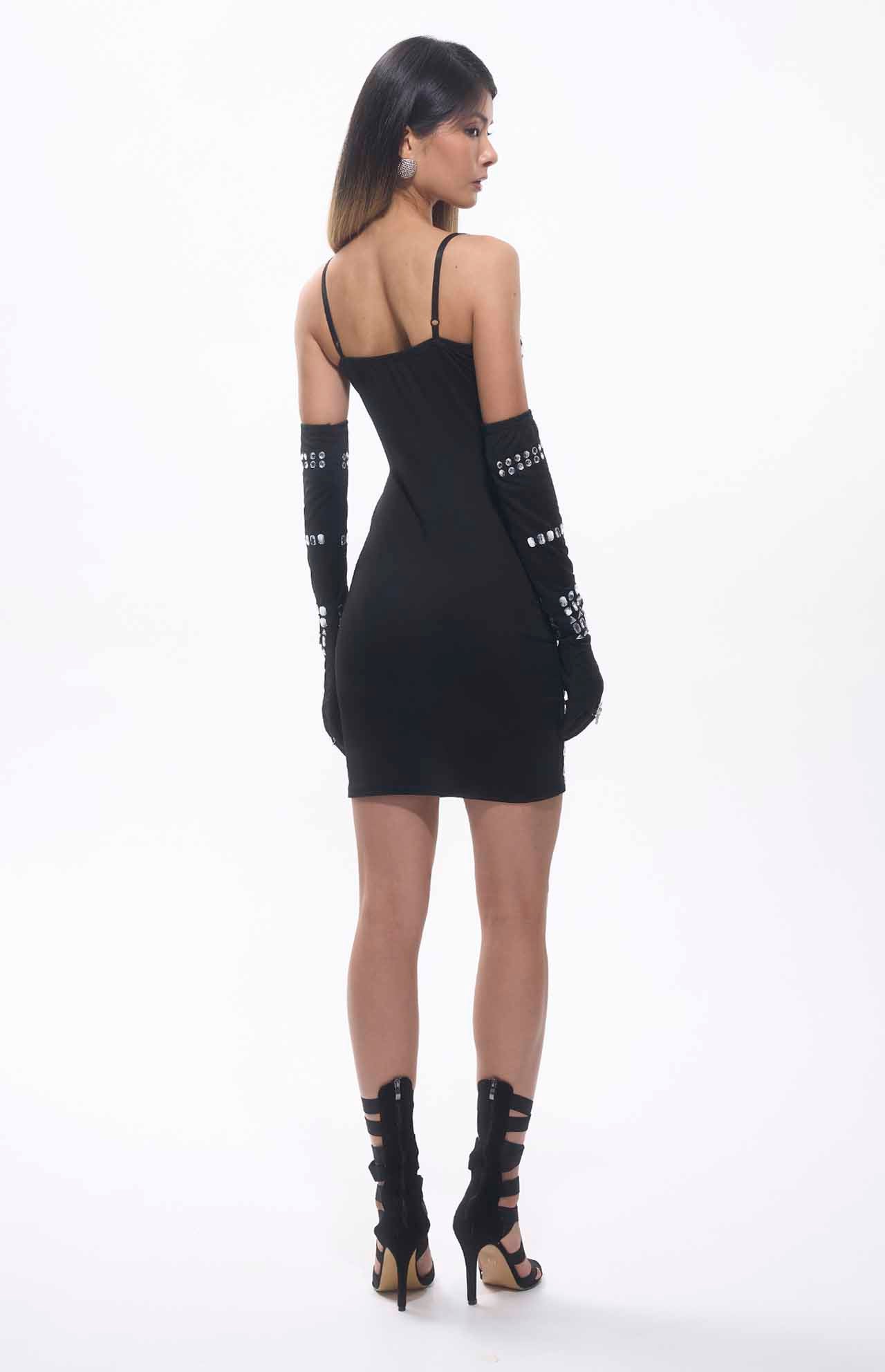 Bandage Diamante Crystal Embellished Mini Dress image 4