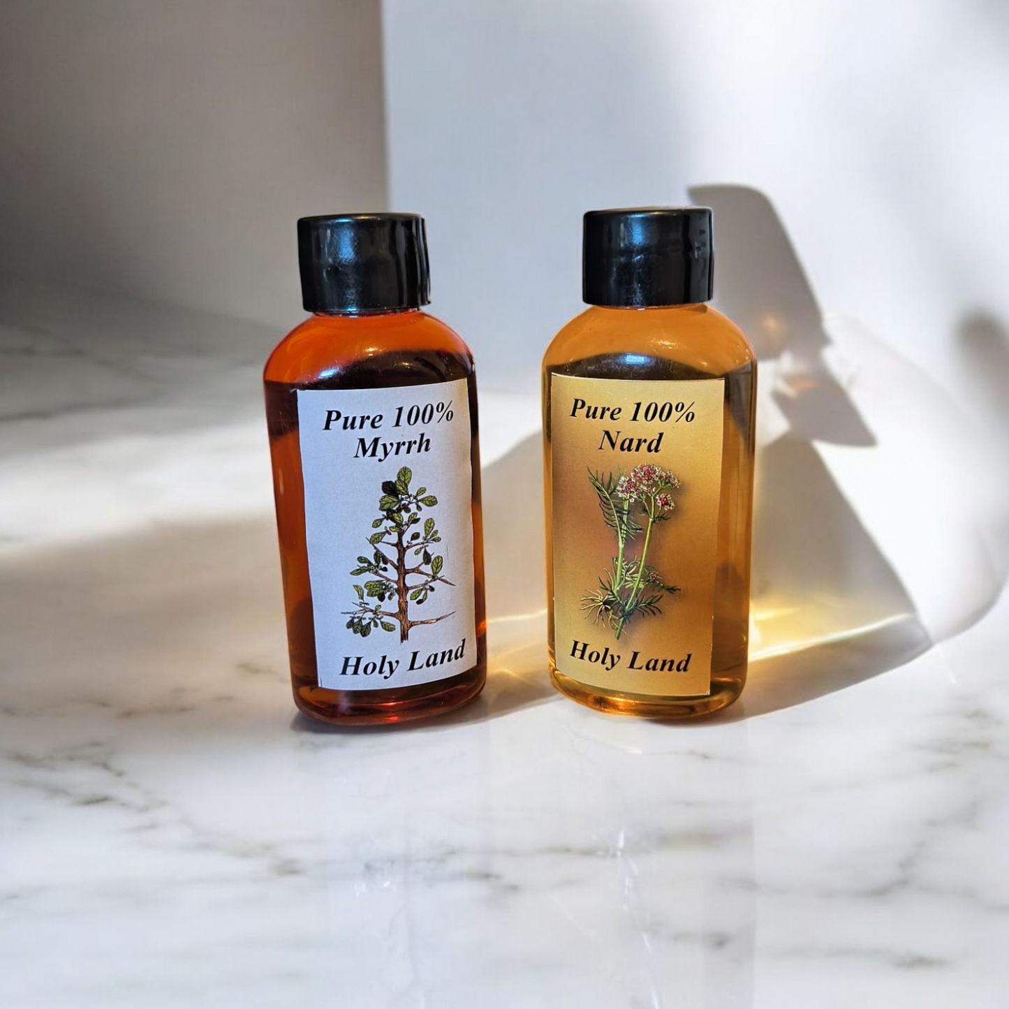 Holy Land 100% Pure Nard & Myrrh Anointing Oil – Sacred Aromatic bottle(50ml) image 0