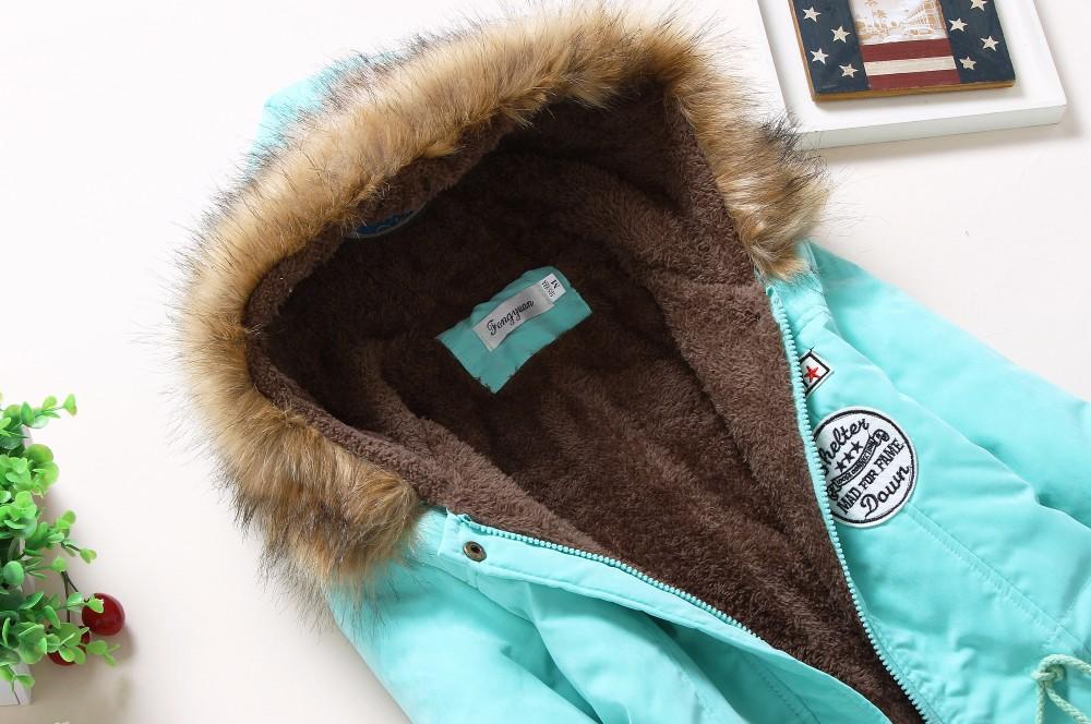 Hooded Medium-Long Casual Parka image 19